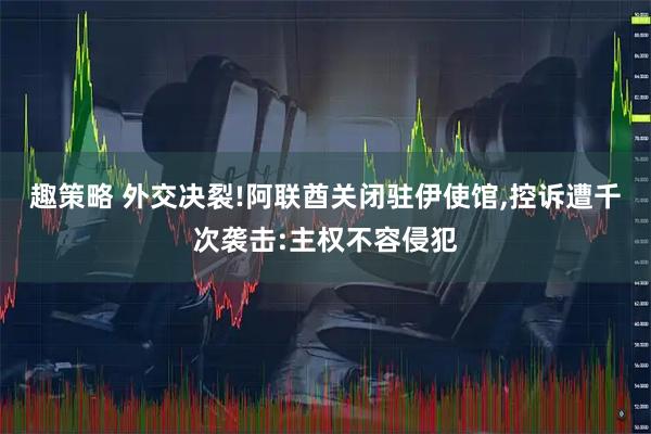 趣策略 外交决裂!阿联酋关闭驻伊使馆,控诉遭千次袭击:主权不容侵犯