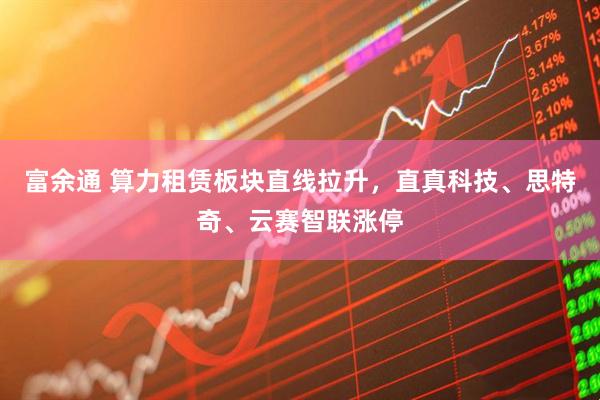 富余通 算力租赁板块直线拉升，直真科技、思特奇、云赛智联涨停