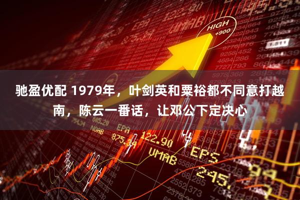 驰盈优配 1979年，叶剑英和粟裕都不同意打越南，陈云一番话，让邓公下定决心