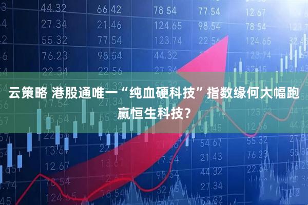 云策略 港股通唯一“纯血硬科技”指数缘何大幅跑赢恒生科技？