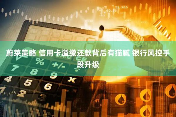 蔚莱策略 信用卡溢缴还款背后有猫腻 银行风控手段升级